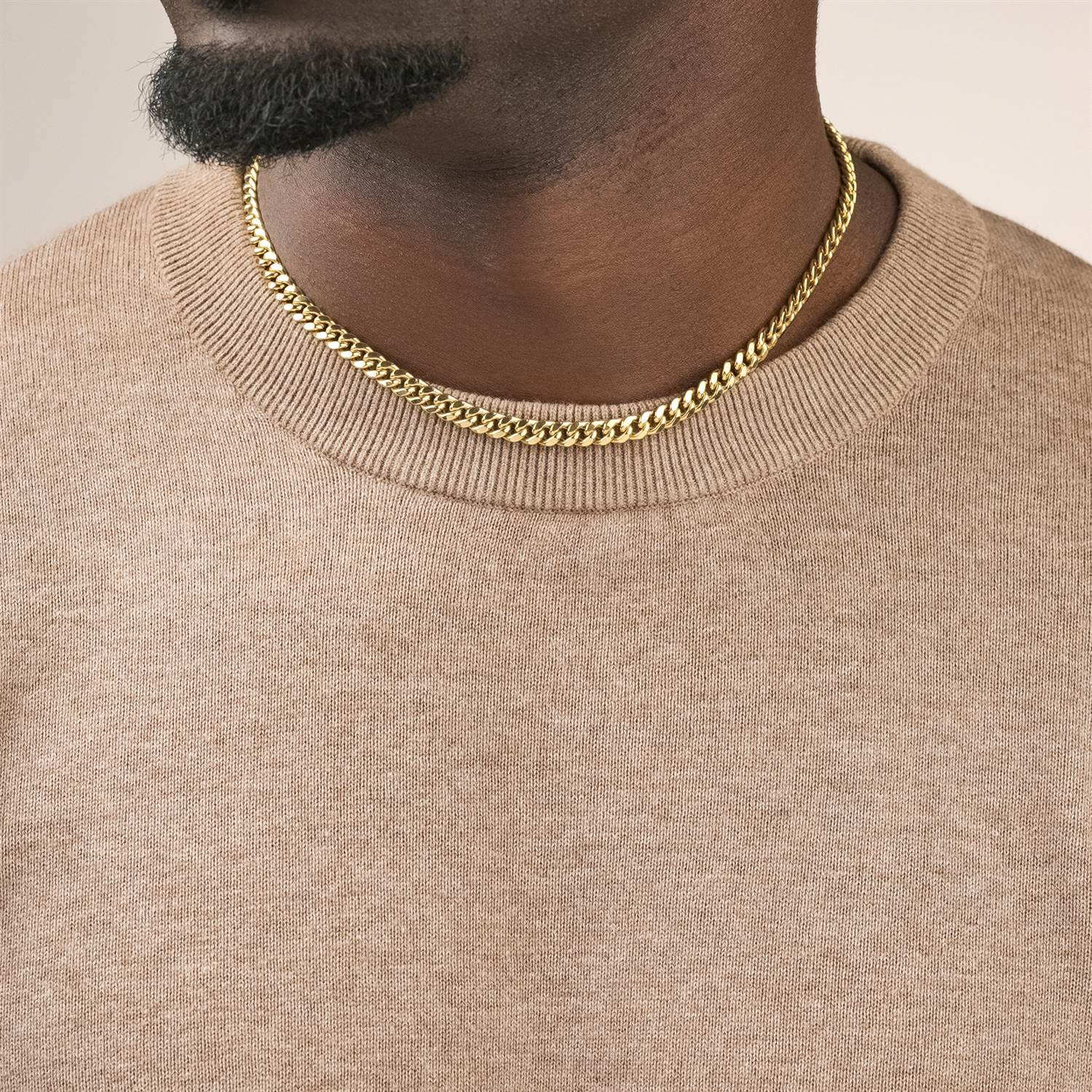 Solid Gold Cuban Link Chain 10k - 14k