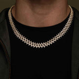 Spiked Diamond Cuban Chain