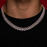 Spiked Diamond Cuban Chain