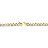 Gold Diamond Buttercup Tennis Chain 6mm