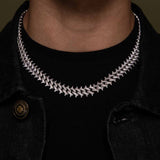 Spiked Diamond Cuban Chain