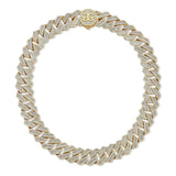 Diamond Baguette Straight Edge Cuban Chain 18mm