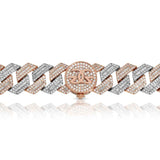 Diamond Baguette Straight Edge Cuban Chain 18mm