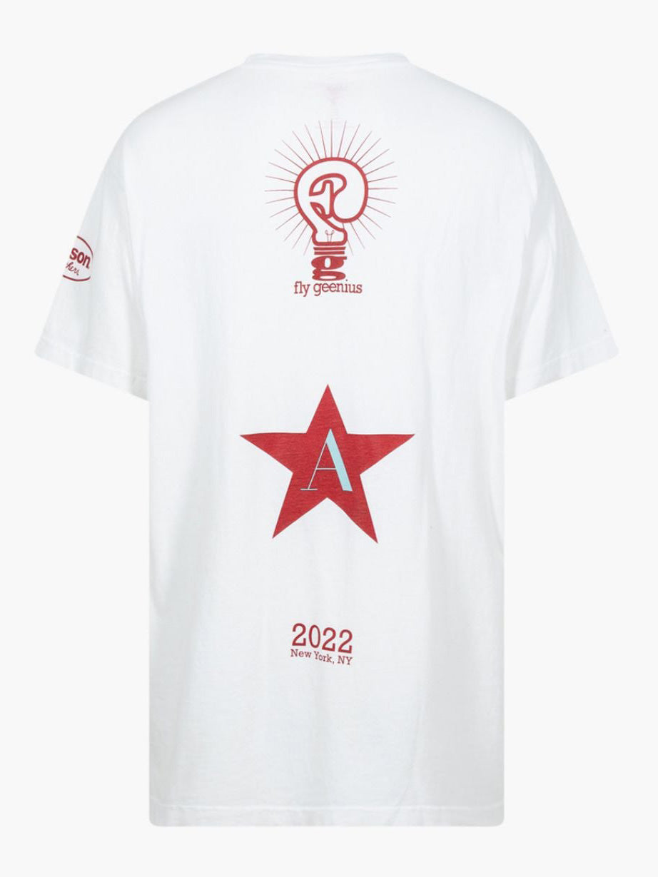 UNISEX ALEALI MAY COLLABORATION T SHIRT | WHITE