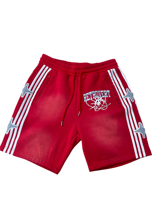 STAR TRACK SHORTS - RED