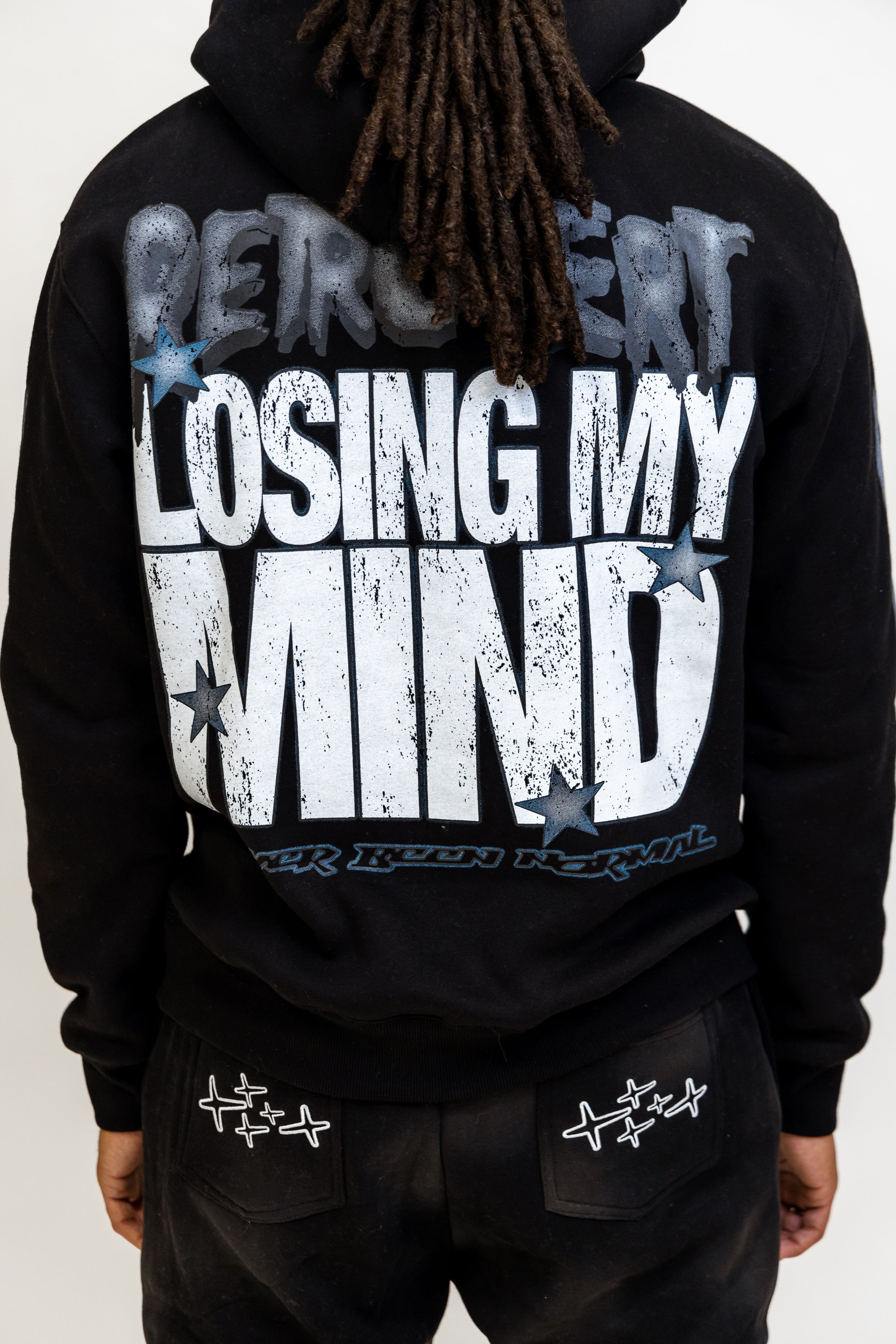 Star Eagle Hoodie - Blue/Black