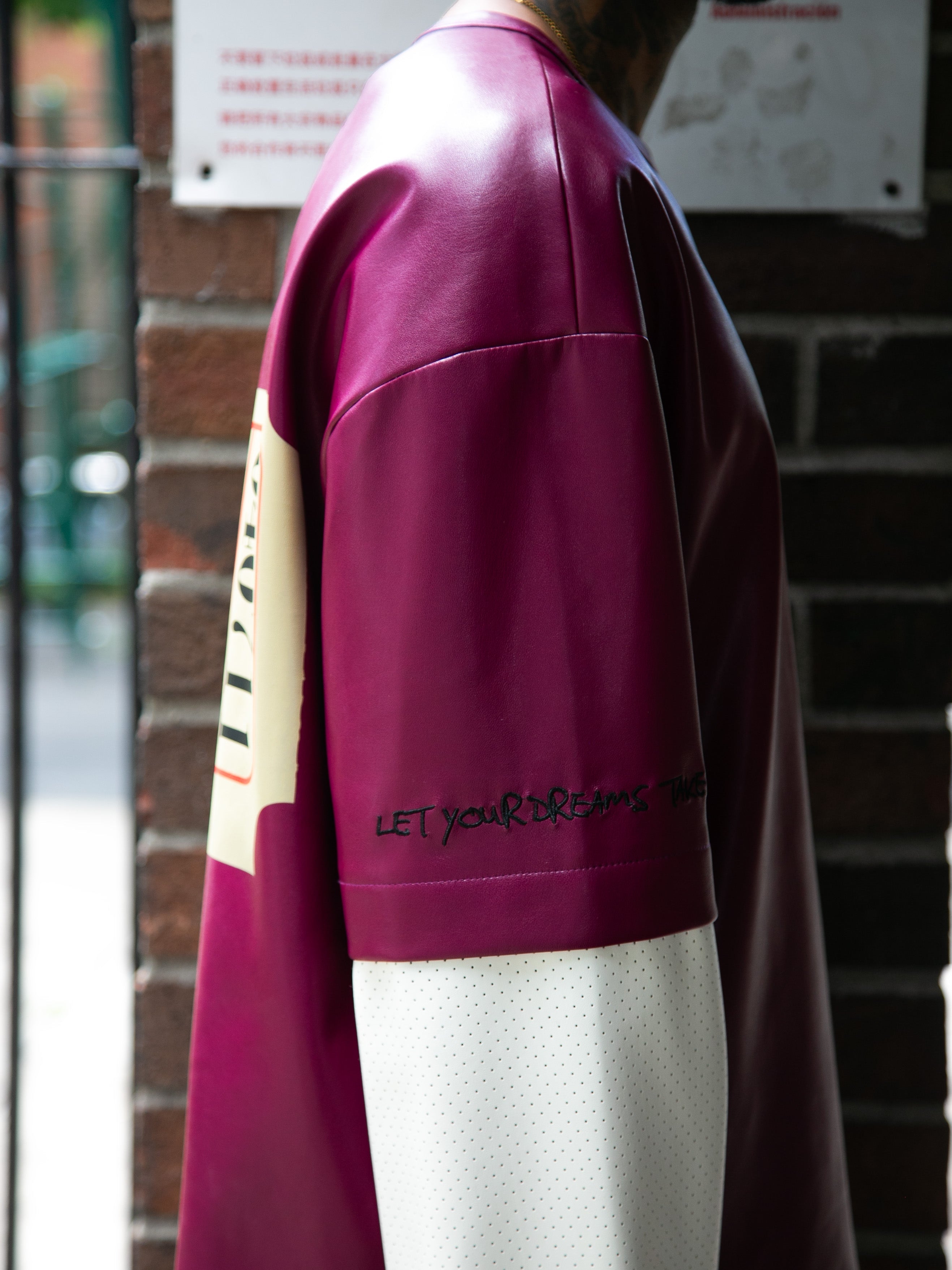 VEGAN LEATHER HOT AIR BALLOON TICKET DOUBLE SLEEVE SHIRT| 4-6 WEEKS PRODUCTION TIME