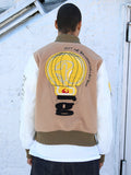 HOT AIR BALLON VARSITY JACKET | SAND