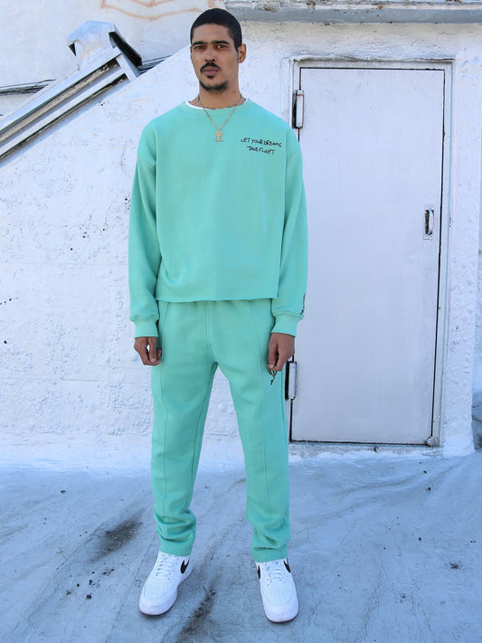 HOT AIR BALLON SWEAT SUIT | MINT GREEN