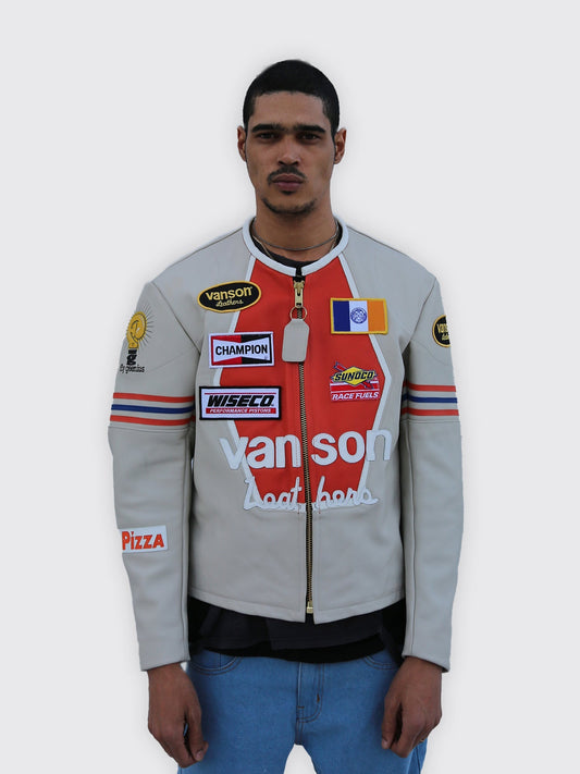 STAR LEATHER JACKET | FG & SCARR'S PIZZA