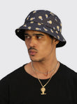 HOT AIR BALLON BUCKET HAT | BLACK