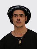 HOT AIR BALLON BUCKET HAT | BLACK