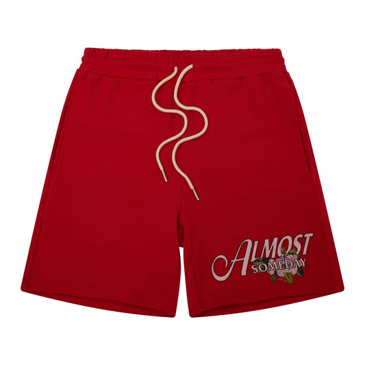 Ibiza Terry Shorts - Red