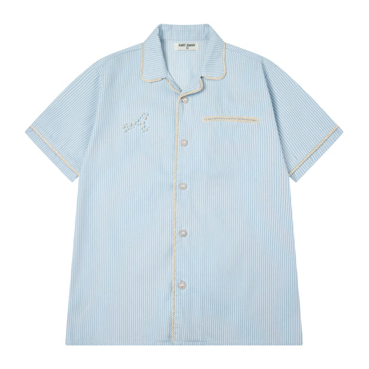 Belfort Button Up Shirt (Blue)
