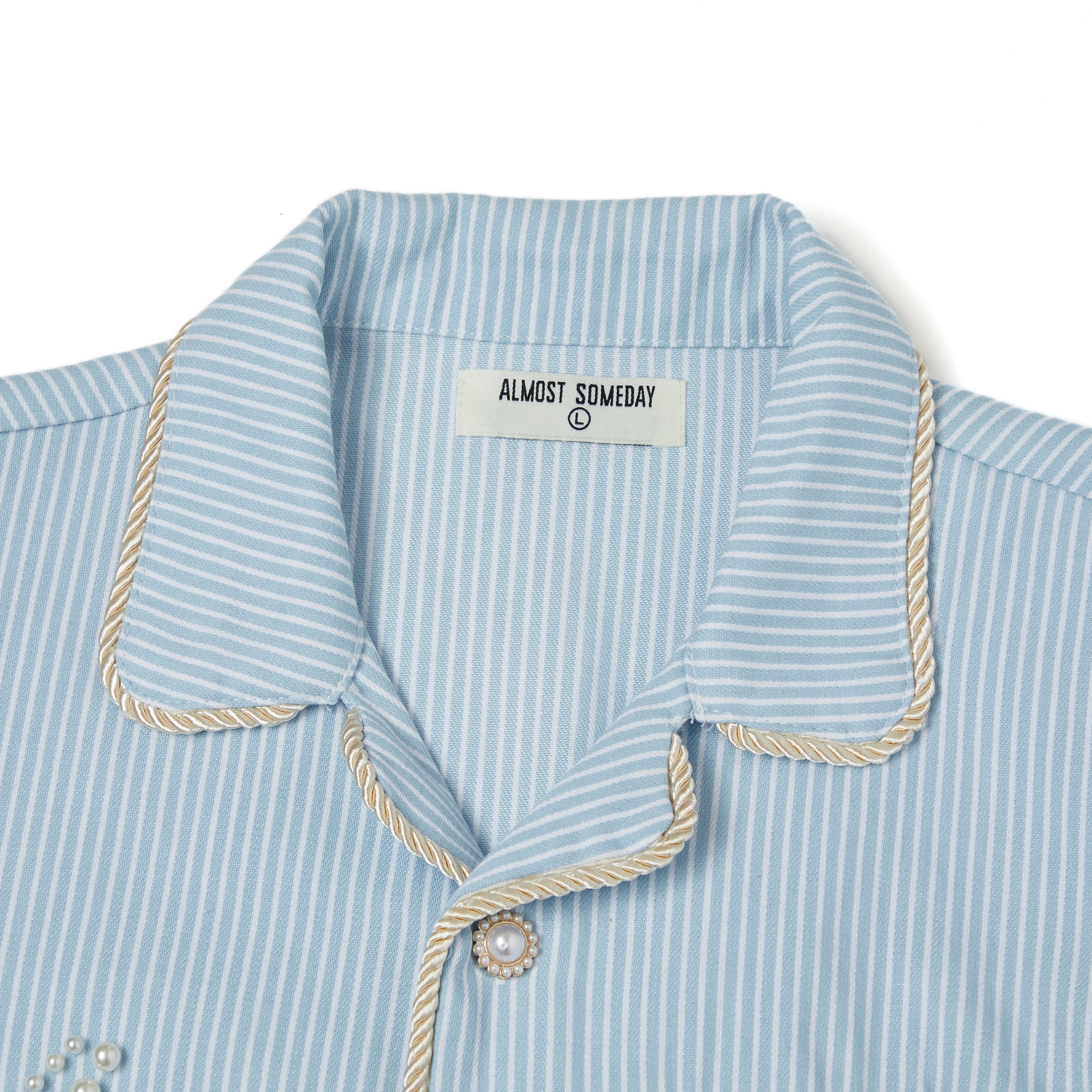 Belfort Button Up Shirt (Blue)
