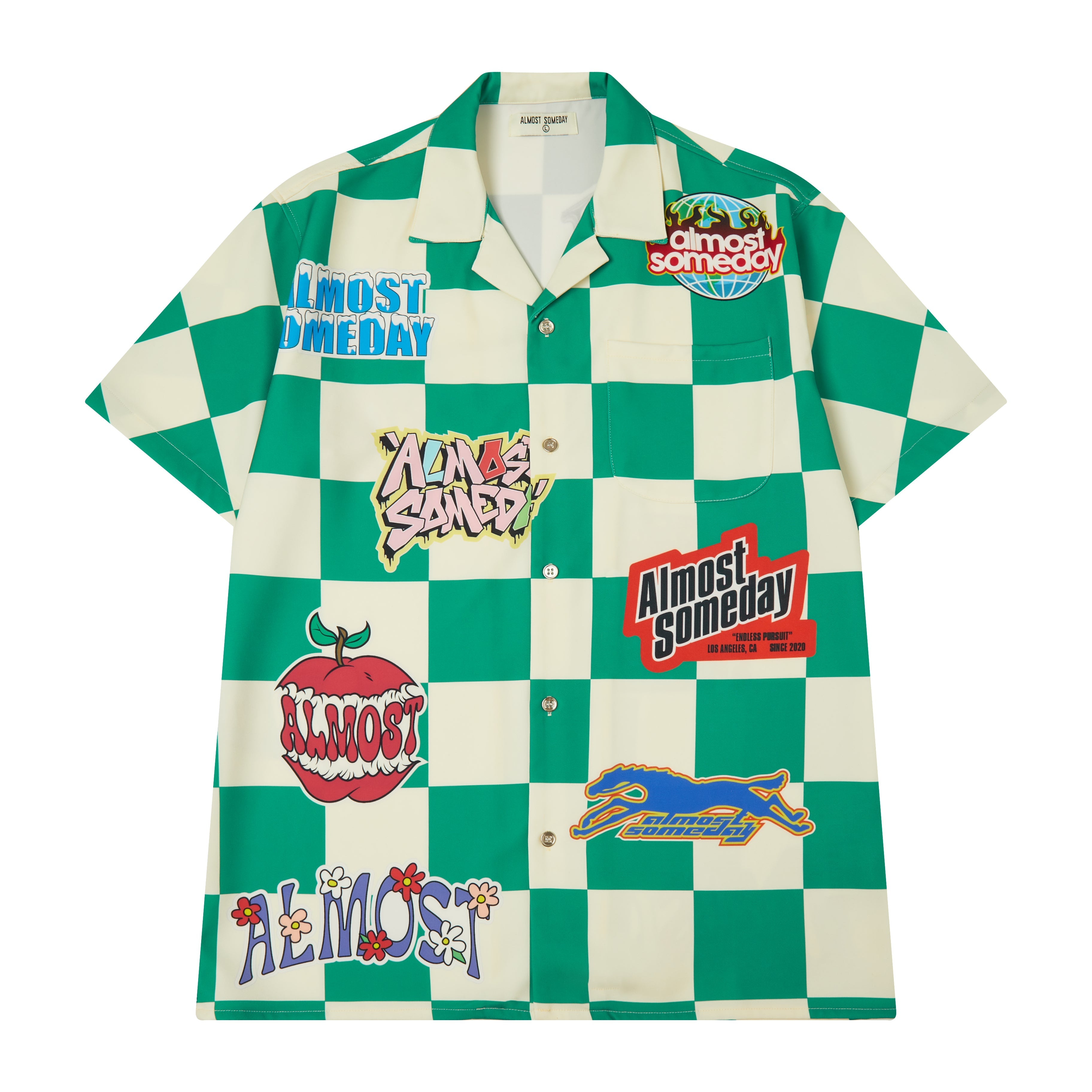 Hendrix Button Up Shirt (Green)