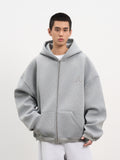 DONCARE(AFGK) "Logo scuba zip hoodie"