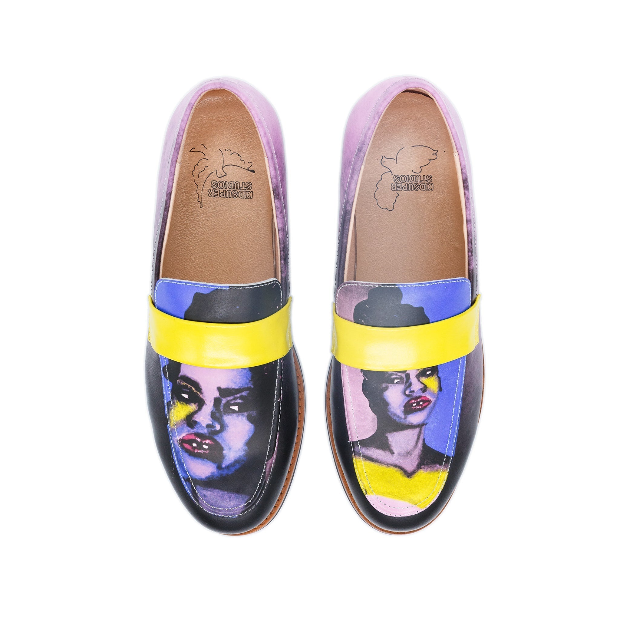 Printed Loafer [Black/Purple]