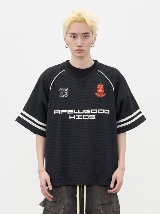 DONCARE(AFGK) "Mesh logo jersey"