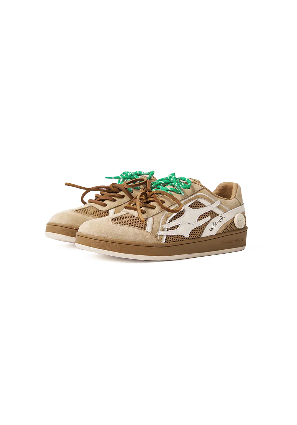 Retro Training Sneaker-Brown