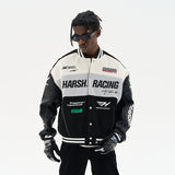 Woolen Embroidered Racing Jacket