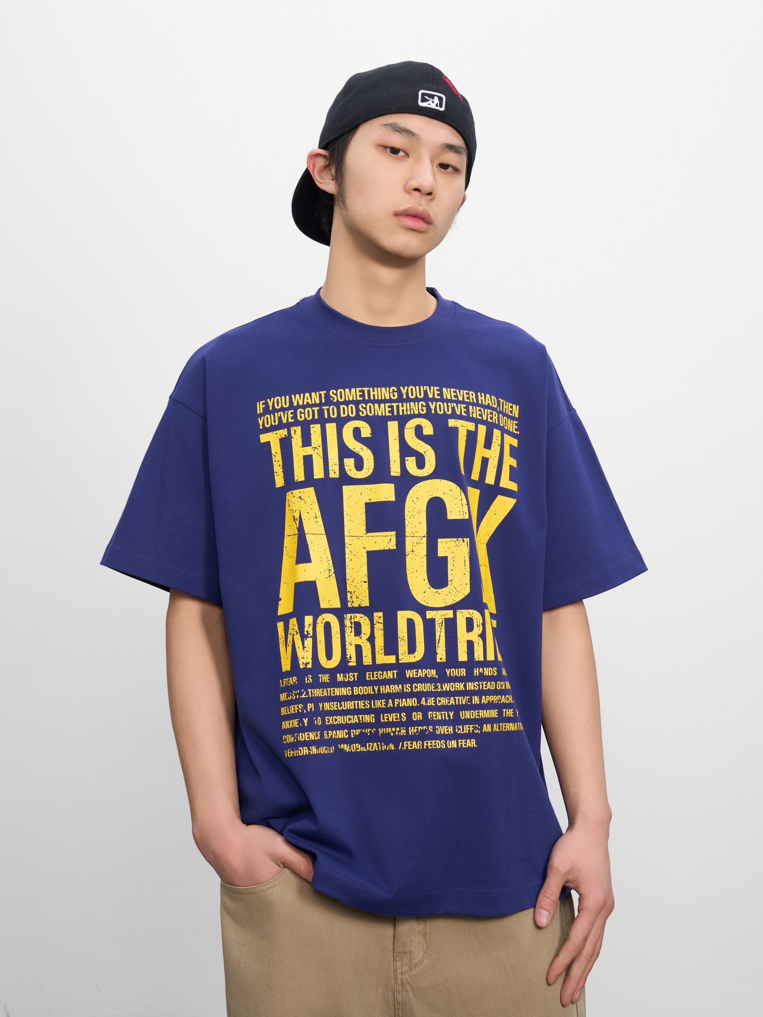 DONCARE(AFGK) "Poster logo tee"