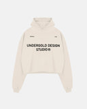 Genesis PT01 Basic Cropped Hoodie White