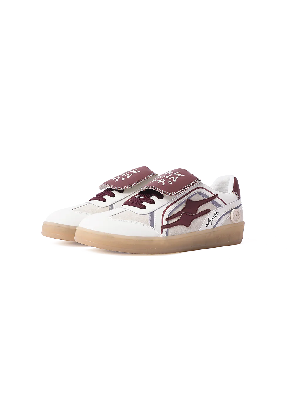Retro Training Sneaker-Wine Red