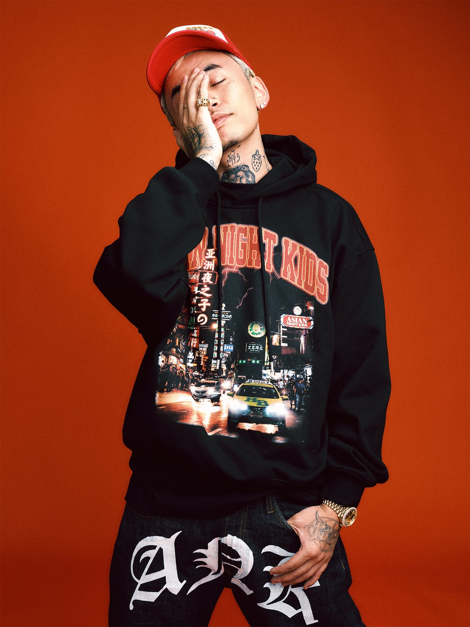 DONCARE(AFGK) "Night kids hoodie"