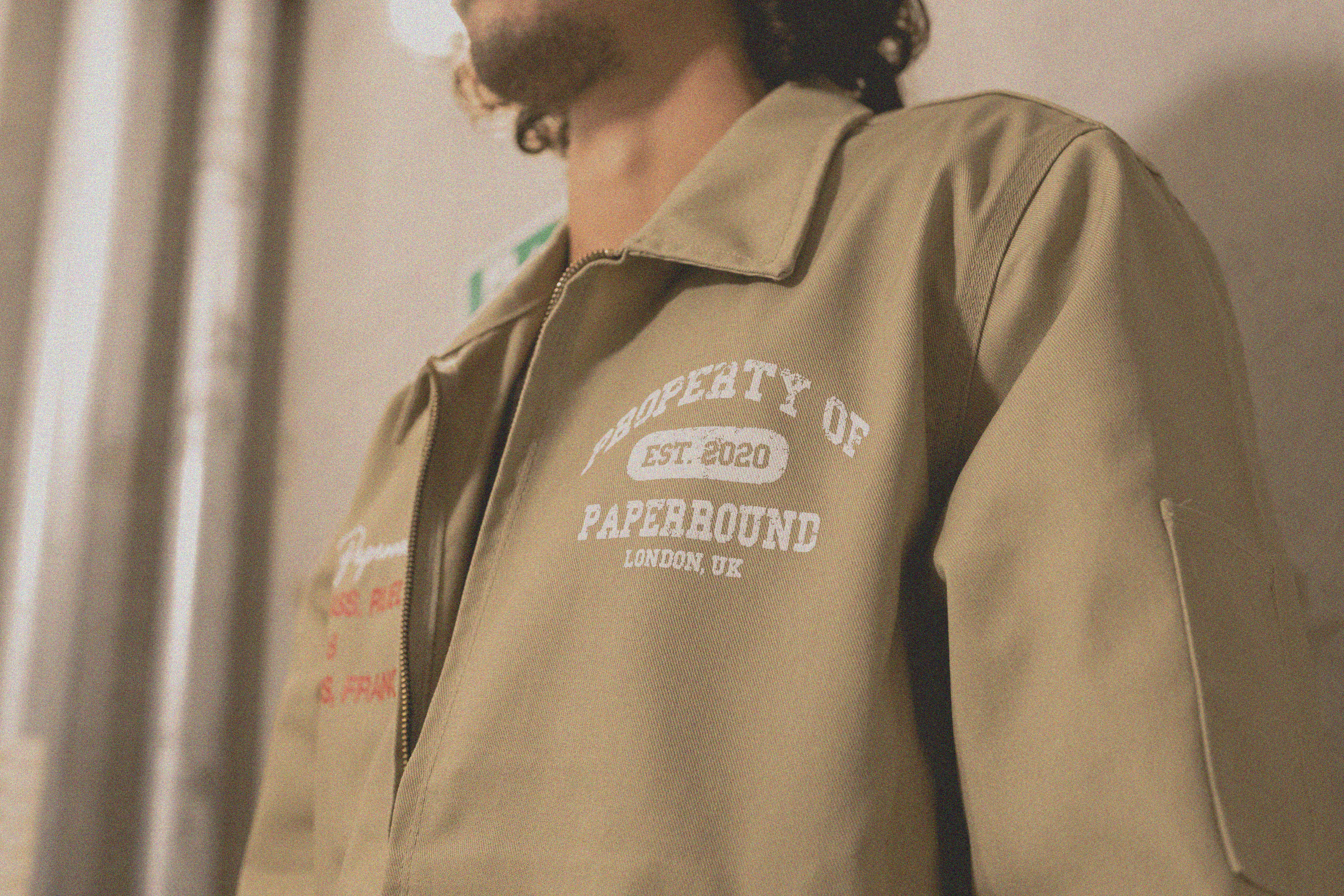 MENS WORK JACKET - KHAKI
