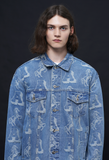 DONCARE(AFGK) "Jacquard Denim Jacket"