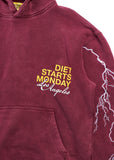 Lightning Hoodie - Maroon