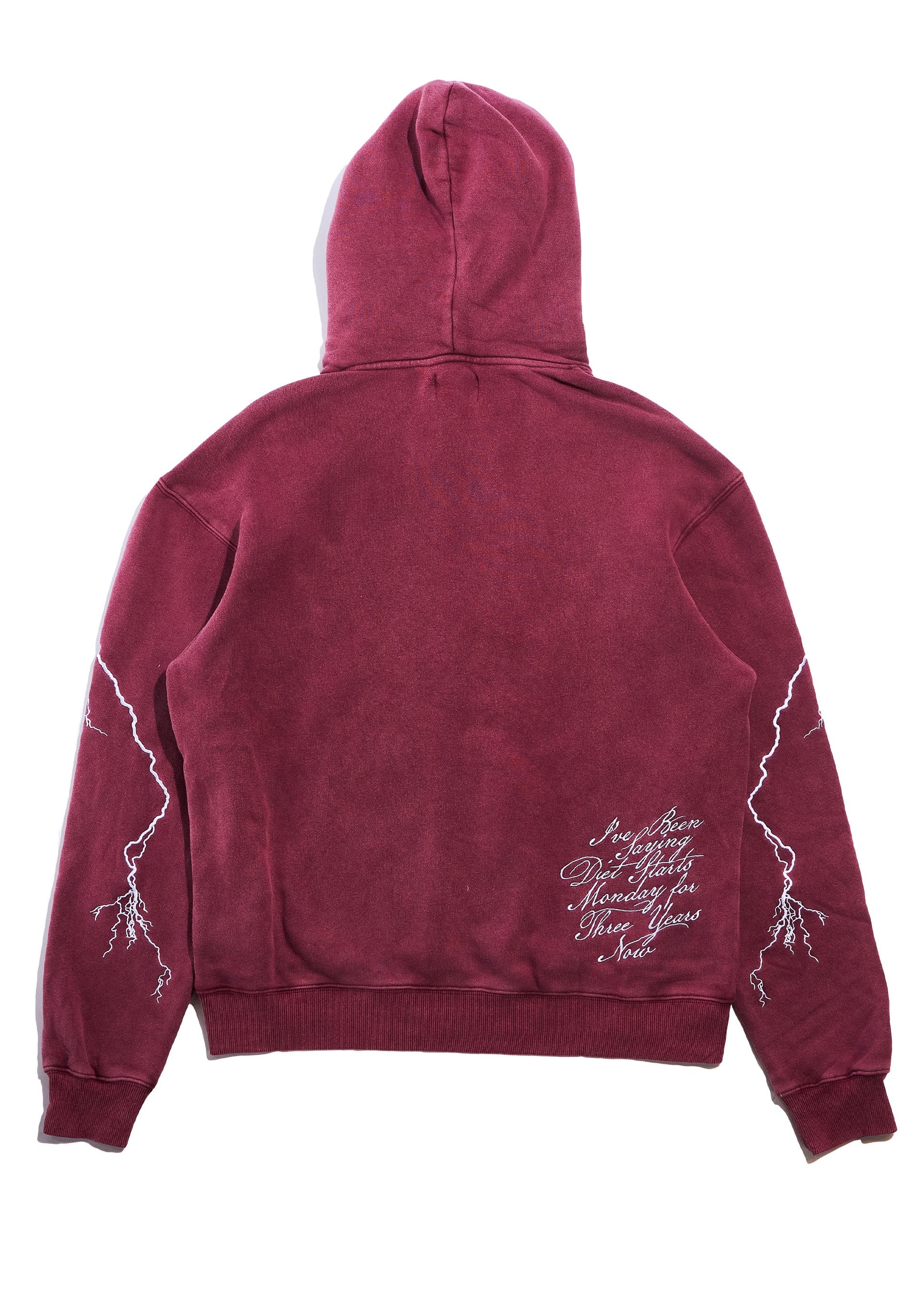 Lightning Hoodie - Maroon
