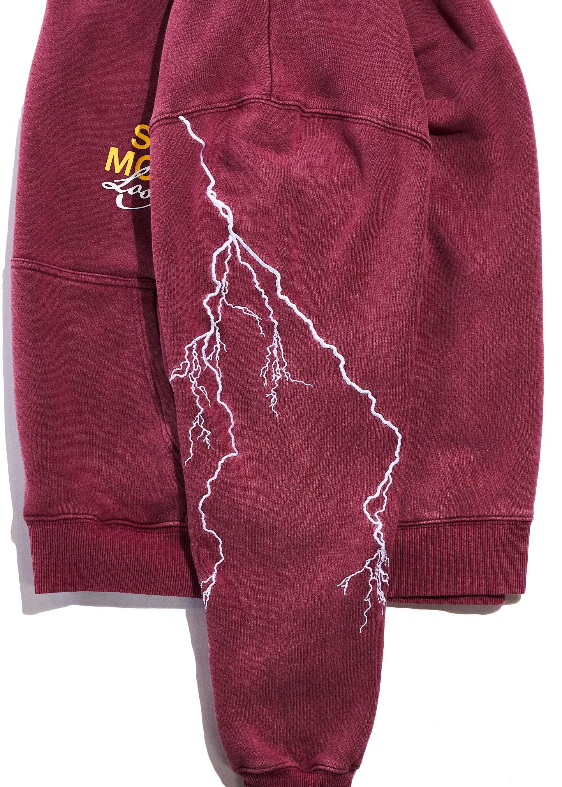 Lightning Hoodie - Maroon