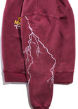 Lightning Hoodie - Maroon