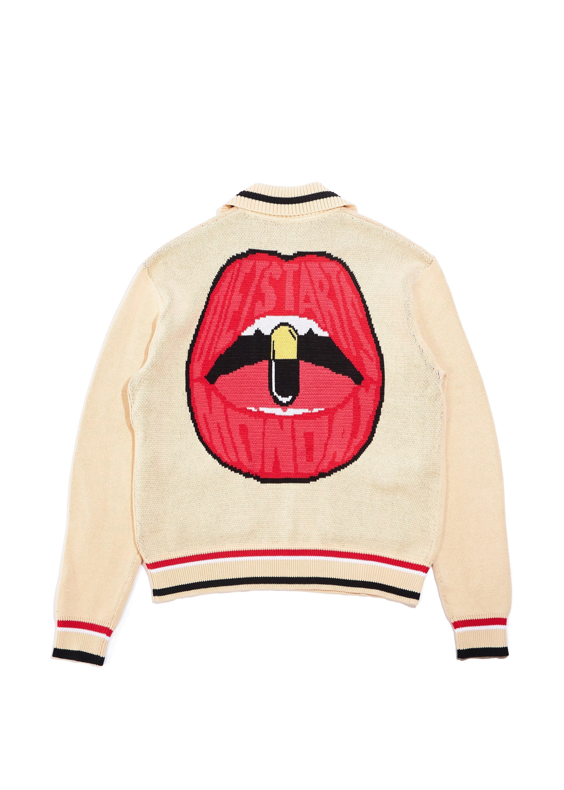Knitted Polo - Cream