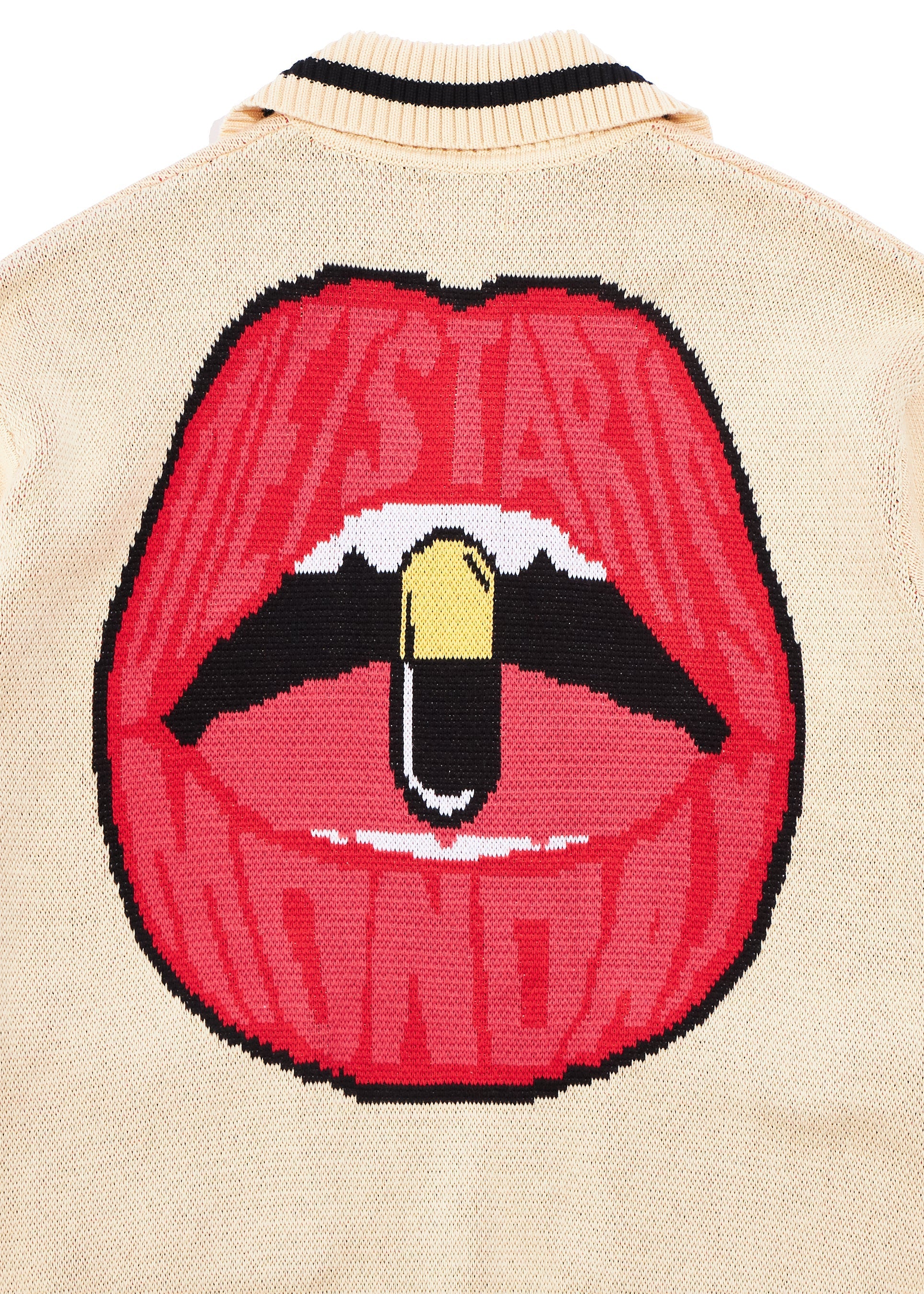 Knitted Polo - Cream