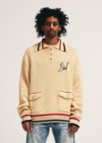 Knitted Polo - Cream