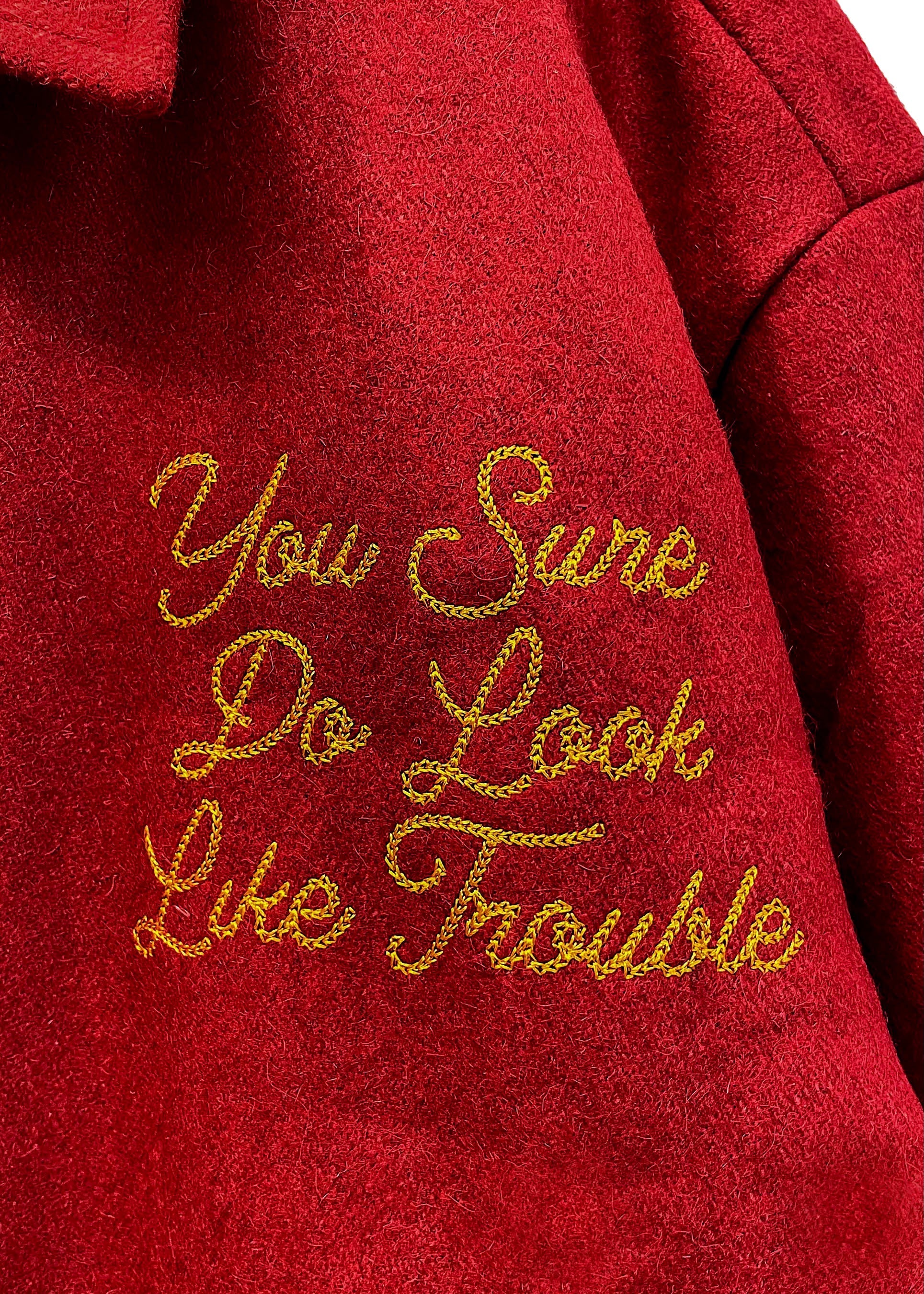 Trouble Jacket - Red