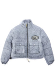 Puffer Jacket - Washed Grey