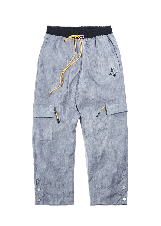 Washed Nylon Cargo Pants