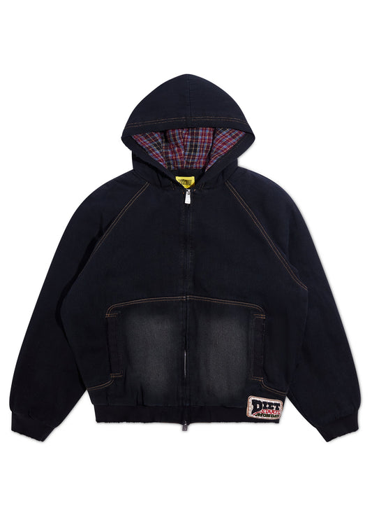 Twin Needle Jacket - Vintage Black