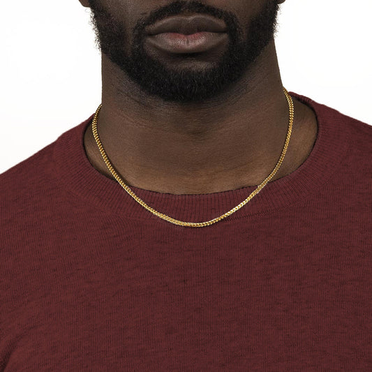 Gold Franco Chain 2.5mm