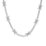 Diamond Barbwire Tennis Chain