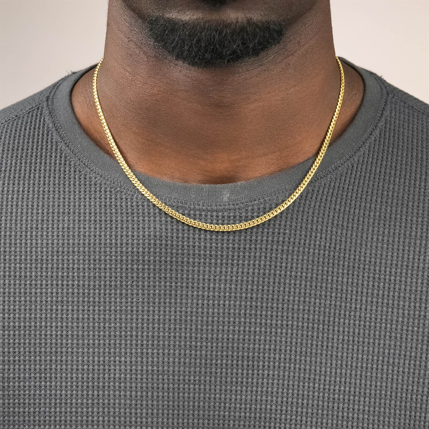 Solid Gold Cuban Link Chain 10k - 14k