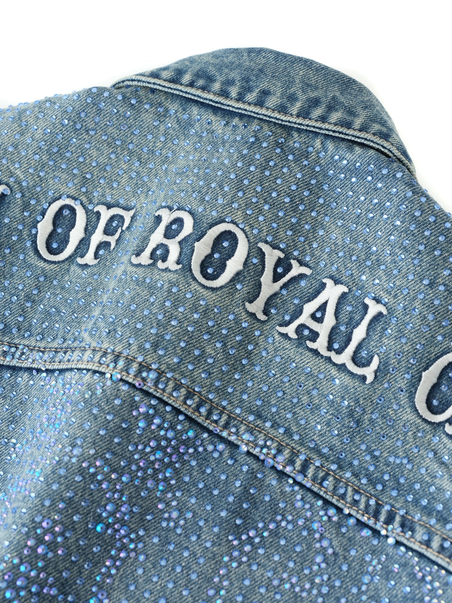 20k Diamond Vine Denim Jacket in BLU