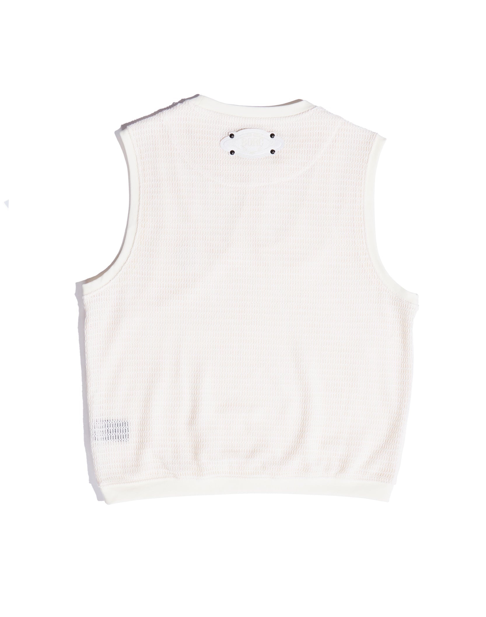Fluid Layered Knit Tank In WHT