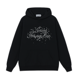 Pearl Embellished Graphic Hoodie