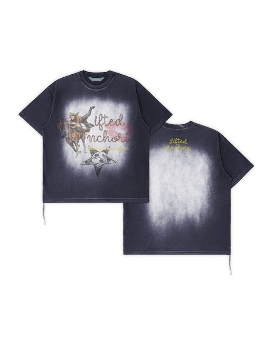 Circus Graphic Tee (Washed Navy)