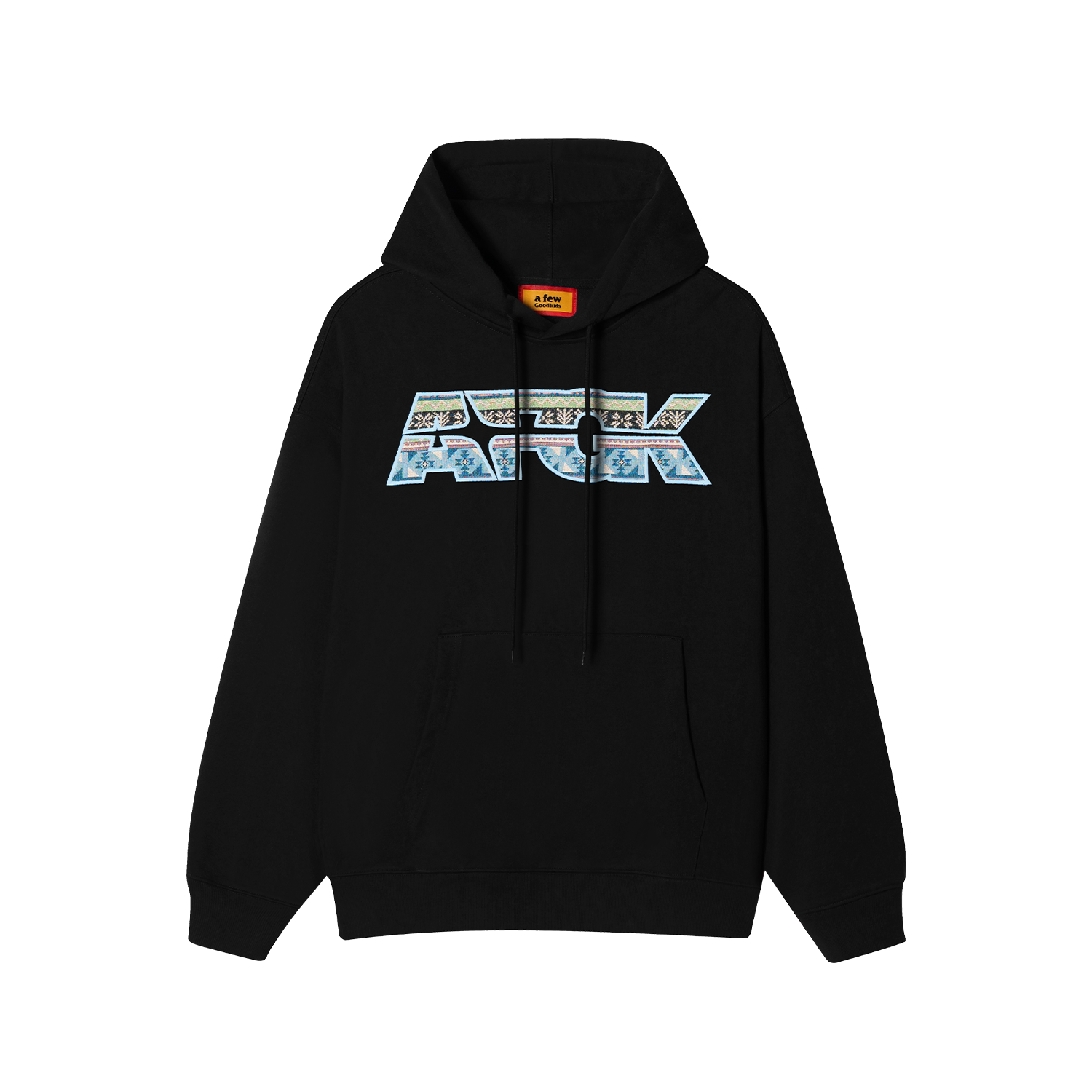 DONCARE(AFGK) "Ethnic Style logo hoodie"